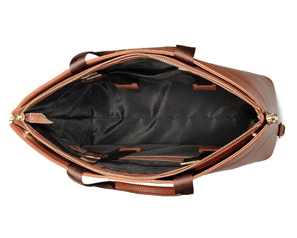 Lanah Convertible Handbag - Brown