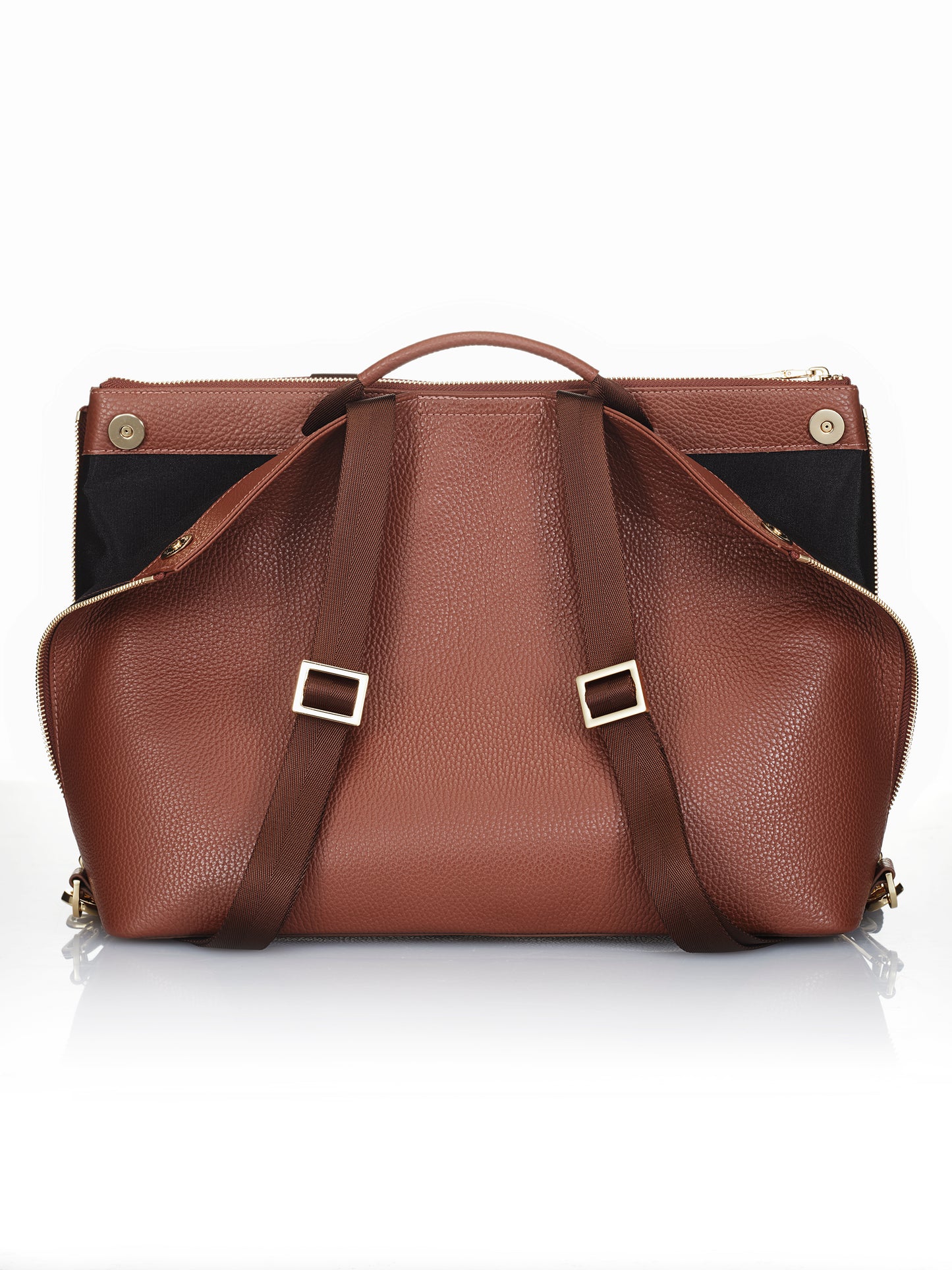 Lanah Convertible Handbag - Brown